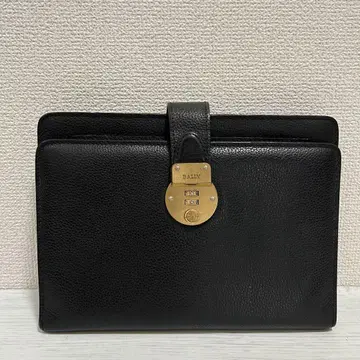 이탈리아제 BALLY 발리 남성용 여성용 클러치백 골드 금장 장식