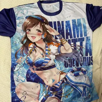 니다 미나미 동인 풀 그래픽 T셔츠 XL