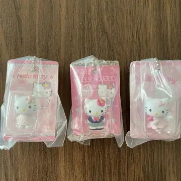HELLO KITTY 패키지 미니어처 컬렉션 3개 세트