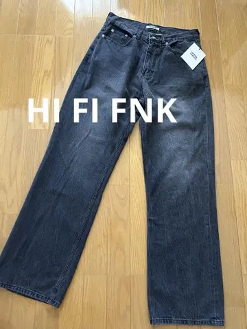 HIFIFNK 블랙 와이드 팬츠
