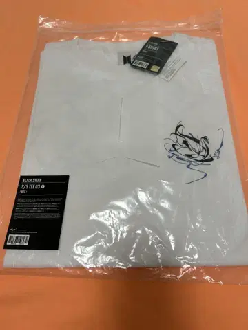 BTS BLACK SWAN S/S TEE 03 XL 화이트