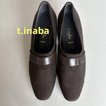 도쿄 [ t.inaba ] 티 이나바 펌프스 브라운 24cm