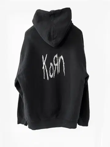 Korn 멤버 착용 90s 00s 빈티지 후드티 로고 자수