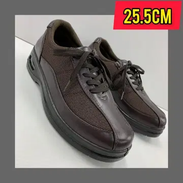 25.5cm 새상품 남성용 비즈니스 슈즈 넓은 신발 에어 슈즈 브라운