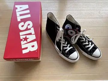 ALL STAR 블랙 하이컷 스니커즈
