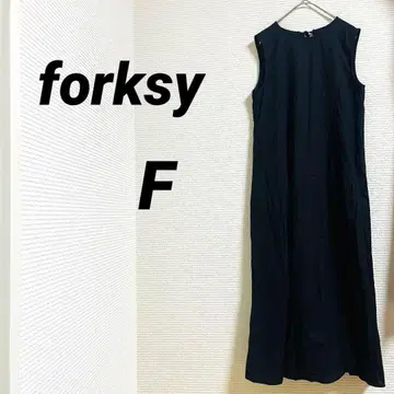 [] 슬리브리스 롱 원피스 블랙 면100% 고급 F