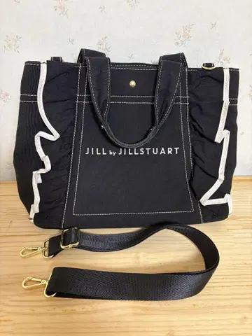 JILL by JILLSTUART 프릴 토트백 블랙 대