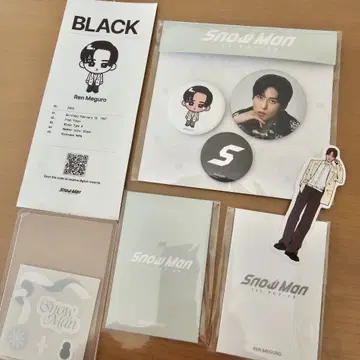 SnowMan 메구로 렌 1st popup 한국 구매 미개봉 새상품