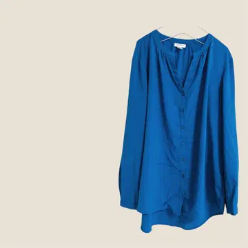 Jocelyn Smith Collection XXL 파랑 긴팔 셔츠