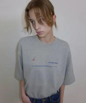 [ overdue flair ] 24SS OF LETTERING T