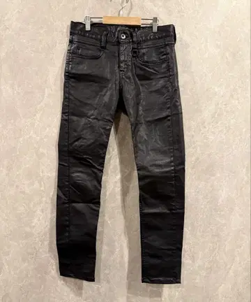 cookjeans 쿠쿠진스 팬츠 가죽 스키니 소가죽 28인치