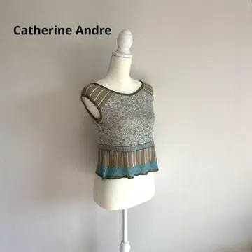 Catherine Andre 카트린 앙드레 슬리브리스 니트 레어
