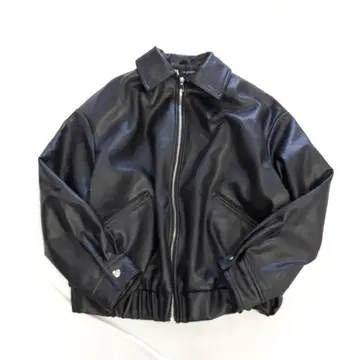 ZARA 인조 가죽 오버 사이즈 자켓 M