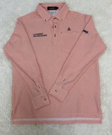 르꼬끄 스포르티브 골프 피케 셔츠 긴팔 L QG1494