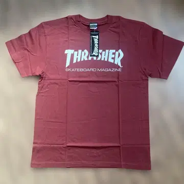 미사용 새상품 THRASHER T셔츠 버건디 XL사이즈