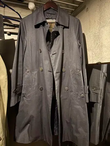 매킨토시 트렌치코트 네이비