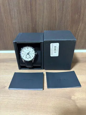 ZARA 크로노그래프 시계 화이트/블랙