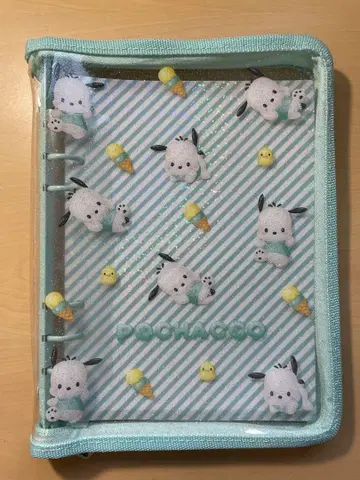 산리오 포차코 클리어하고 통통한 3D 클리어 바인더