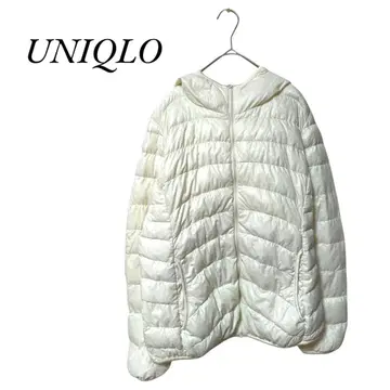 UNIQLO 유니클로 새상품급 구제 의류 다운 자켓 경량 화이트 XL