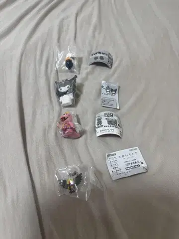 가챠가챠 4개 세트 사진 프레임 마스코트 산리오 외