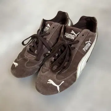PUMA 스피드캣 브라운 스웨이드 스니커즈