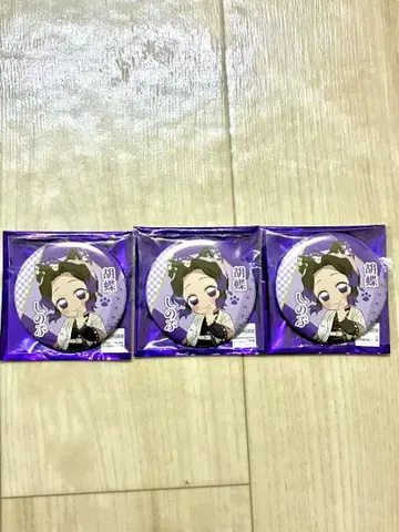 난자타운 캔뱃지 코쵸우 시노부 3세트
