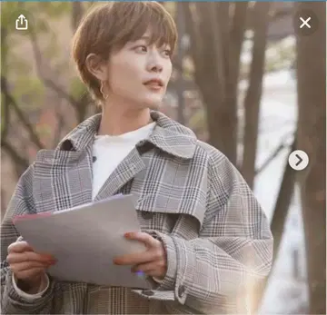 FURFUR 오버 사이즈 트렌치코트 드라마 무챠부리 타카하타 미츠키 착용