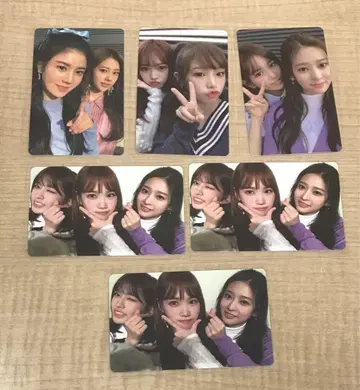 IZ*ONE COLOR*IZ 유닛 트레이딩 카드 6장 묶음 판매