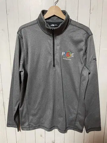 THE NORTH FACE 하프 지퍼 그레이