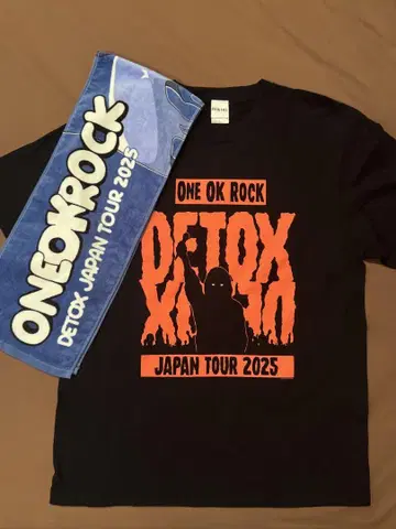원 오크 DETOX JAPAN TOUR 2025 티셔츠 L 타월 세트