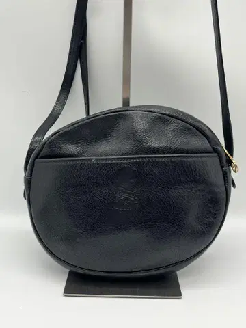 IL BISONTE 일비종떼 블랙 가죽 숄더백