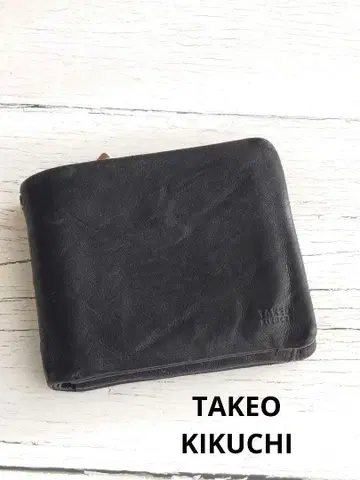 TAKEO KIKUCHI 다케오 키쿠치 접이식 지갑 오이스터