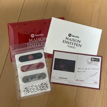 MAISON ENHYPEN TOKYO 성훈 메시지 카드 세트