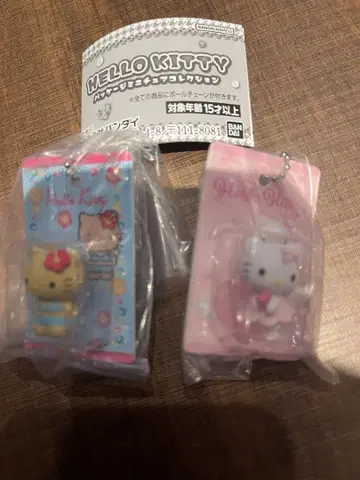 헬로키티 가챠 패키지 미니어처 챠미 일광화상 엔젤