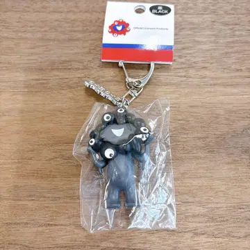 오사카 간사이 만박 미야쿠미야쿠 입체 PVC 키링 플레이트 포함 블랙