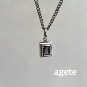 아가트 자수정 목걸이