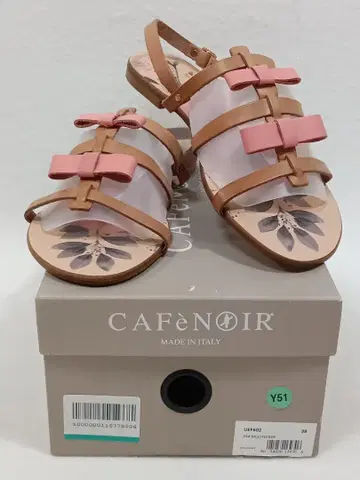 일본 미입고/새상품 CAFeNOIR 샌들 38 이탈리아제