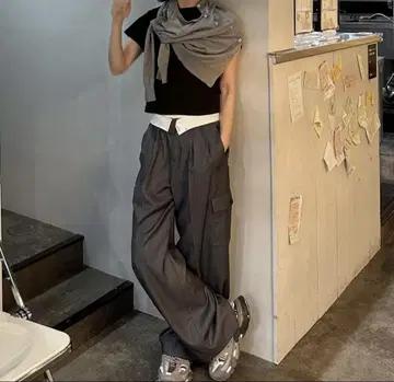 ok.soon 테일러드 카고 슬랙스