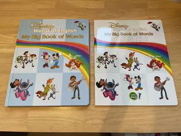 Disney World of English 사전 그림책 씰북 세트