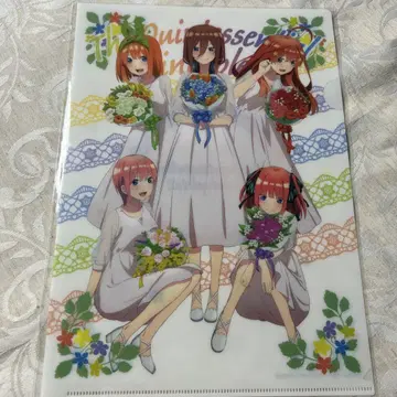 [ 레어템 ] 5등분의 신부 A4 클리어 파일