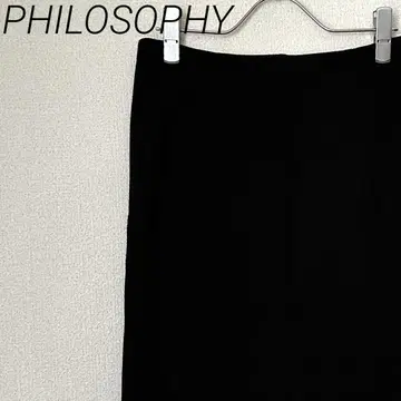 PHILOSOPHY 미디 스커트 타이트 무지 심플 오피스