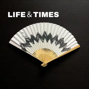 LIFE & TIMES 부채 스누피 PEANUTS
