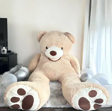 [ 새상품급 ] 거대 곰 봉제 인형 귀여운 큰 특대형 약 200cm