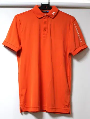 J.LINDEBERG 반팔 셔츠 오렌지 S 사이즈