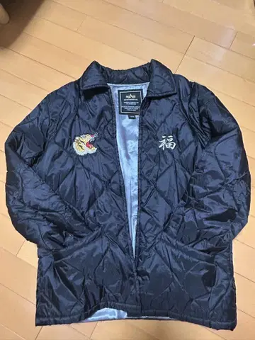 ALPHA INDUSTRIES 스카잔 블랙 L