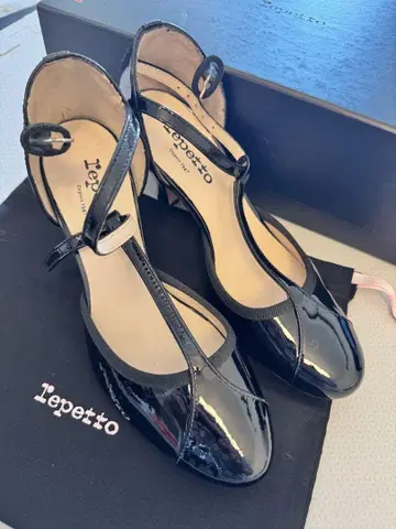 Repetto BAYA AP SALAD 블랙 37.5 미사용품