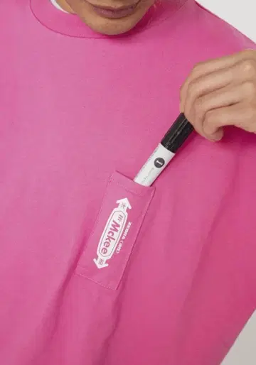 새상품 BEAUTY&YOUTH 맥키 롱 T셔츠 핑크 XL