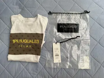 1PIU1UGUALE3 셔츠 화이트/브라운