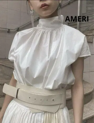정가 15400엔 Ameri vintage 2way 블라우스