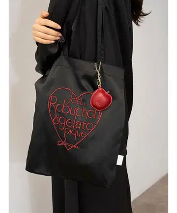 JOEL ROBUCHON 젤라피케 새틴 자수 토트